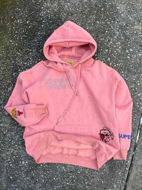 KidSuper Studios Hoodie Size XL Pink tell me kid story men’s